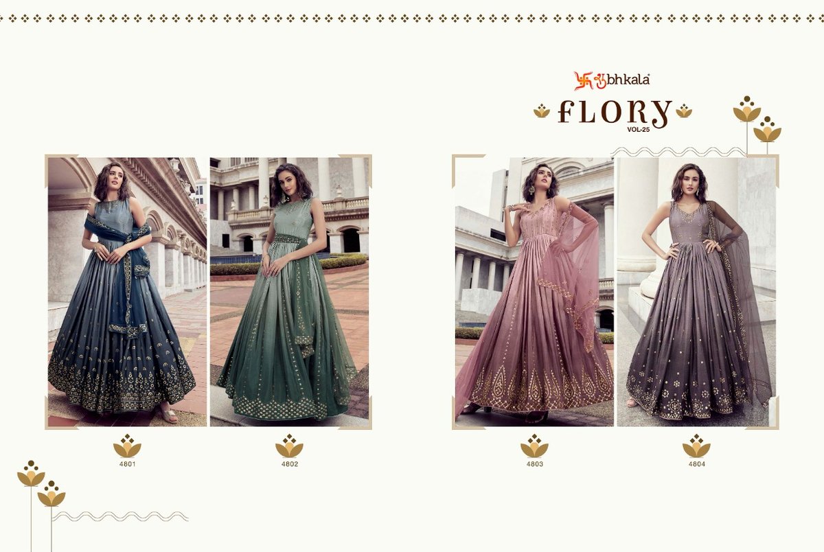 Shubhkala Flory Vol-25 4801-4804 Series 9