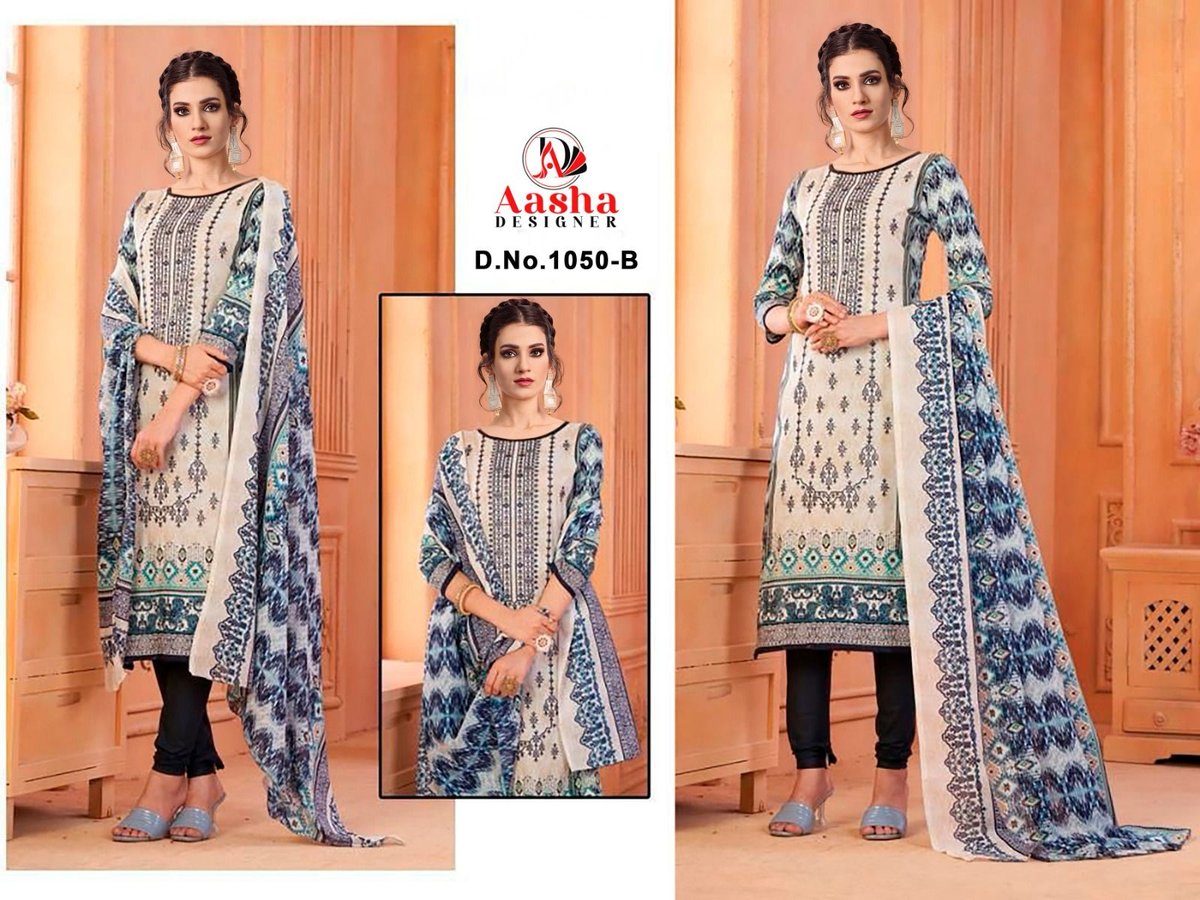 AASHA DESIGNER HARSHA VOL-3 1050-A TO 1050-B 2