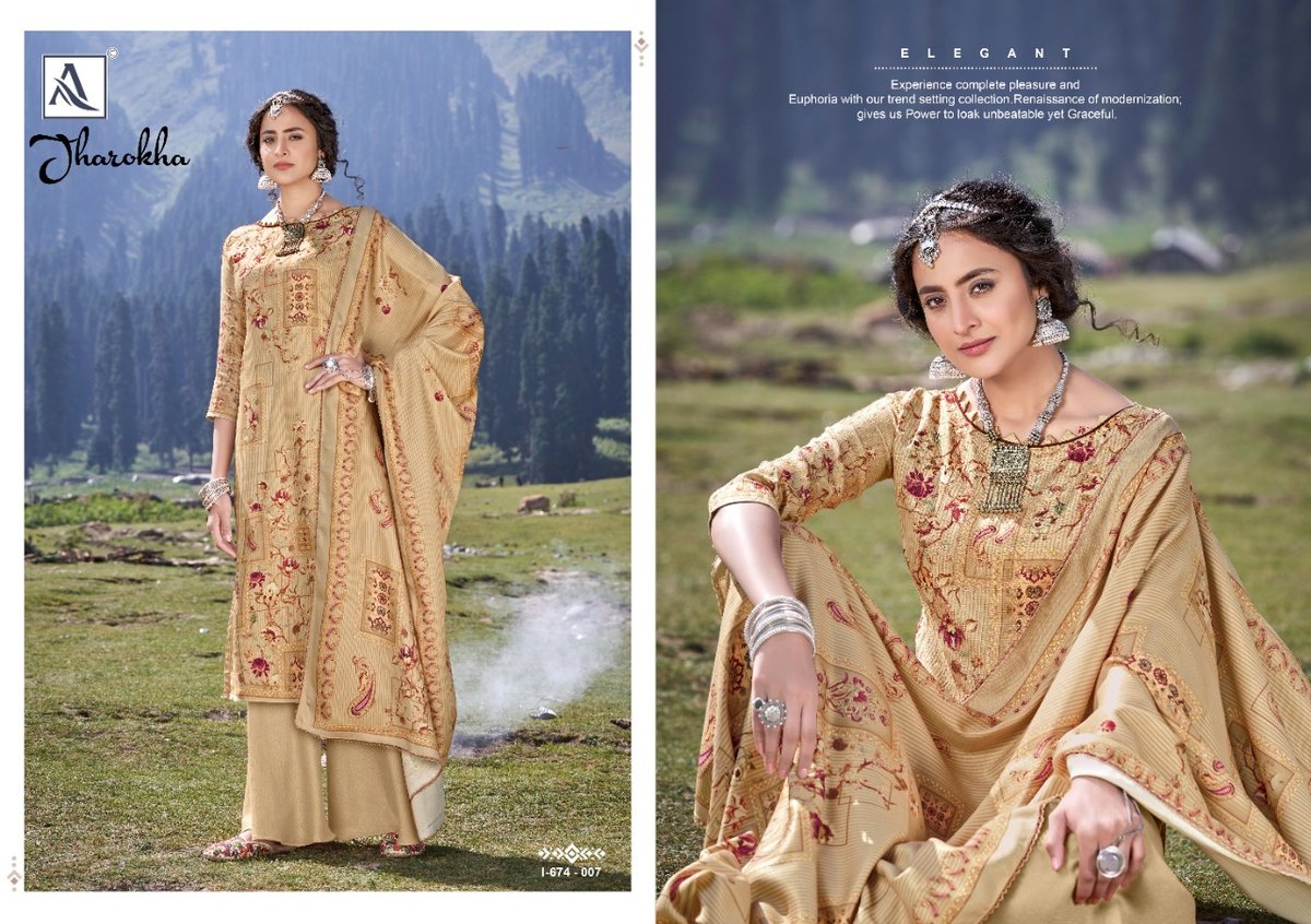 Alok Suits Jharokha 674-001-674-010 Series 7