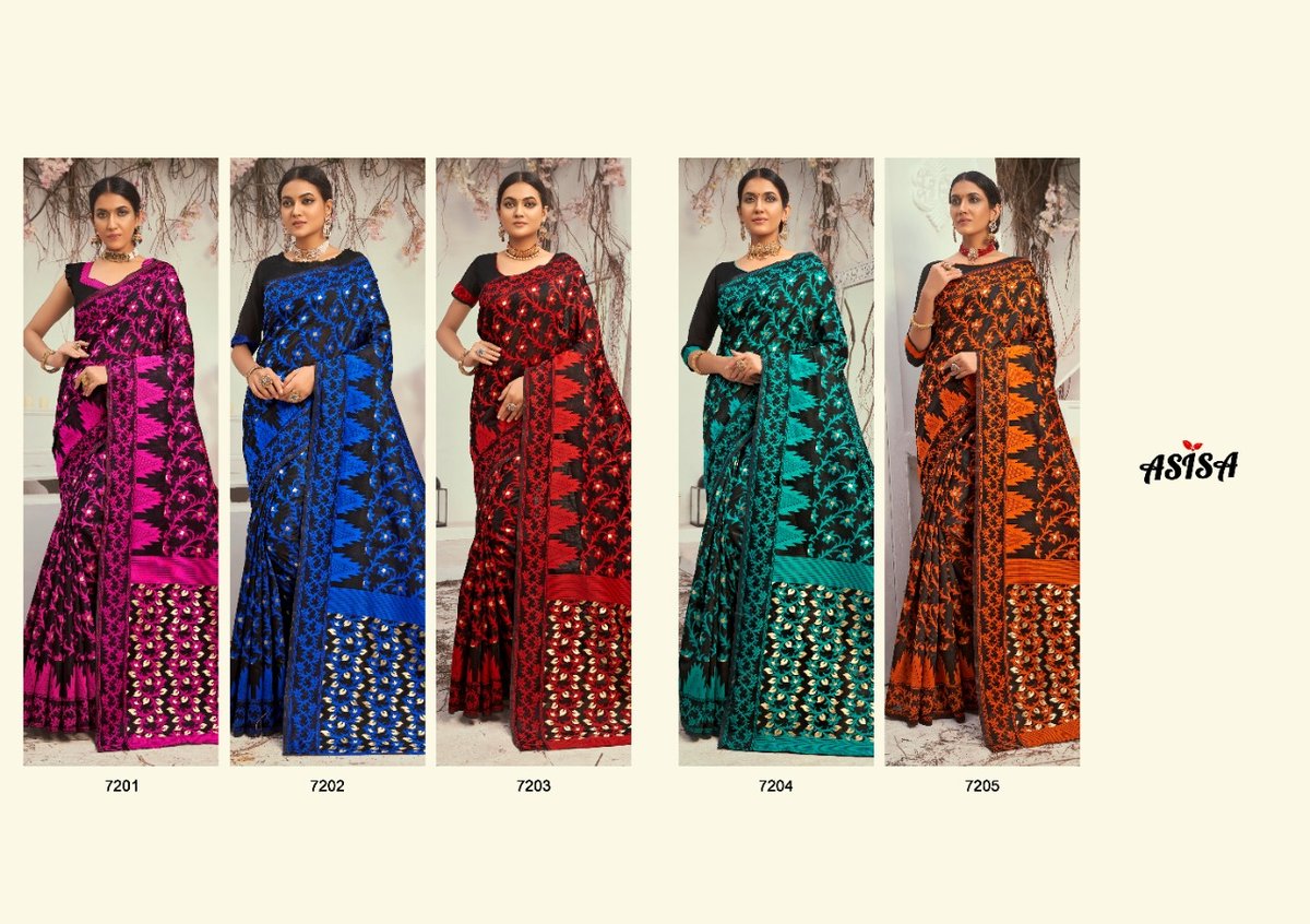 Asisa Saree Falguni Vol-2 7201-7205 Series 6