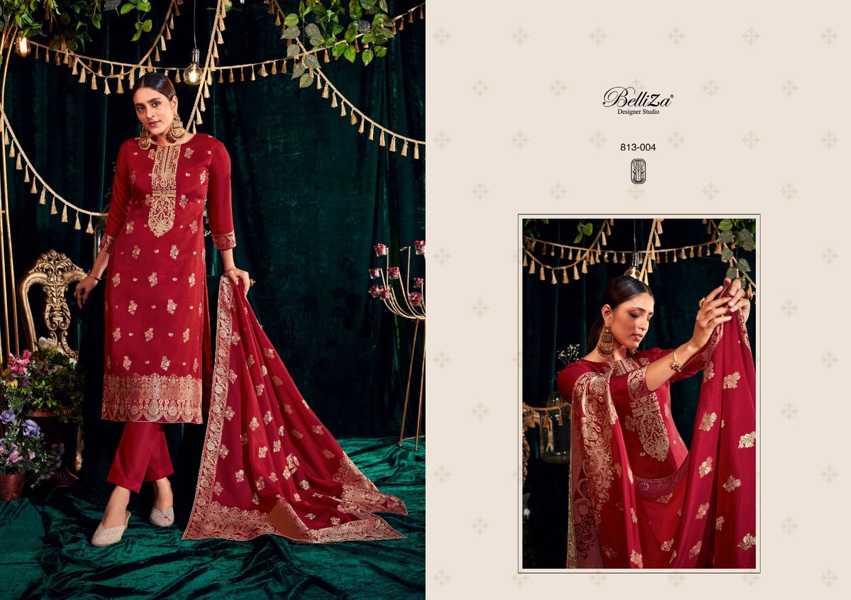 Belliza Designer Rang Veda 813-001 to 813-006 Series 4