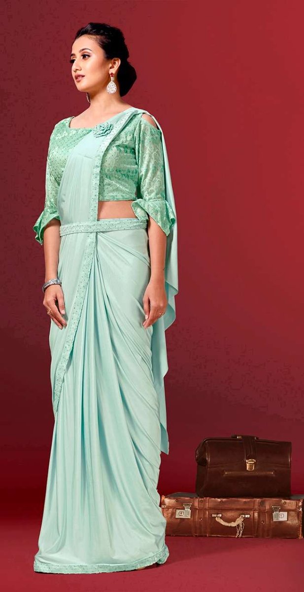 Aamoha Trendz Ready To Wear Designer Saree 1015735 Colors 1