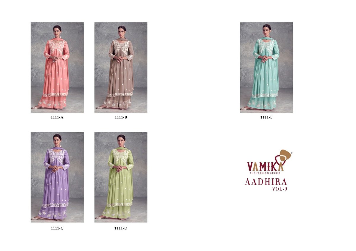 VAMIKA AADHIRA VOL-9 1111-A TO 1111-E 6