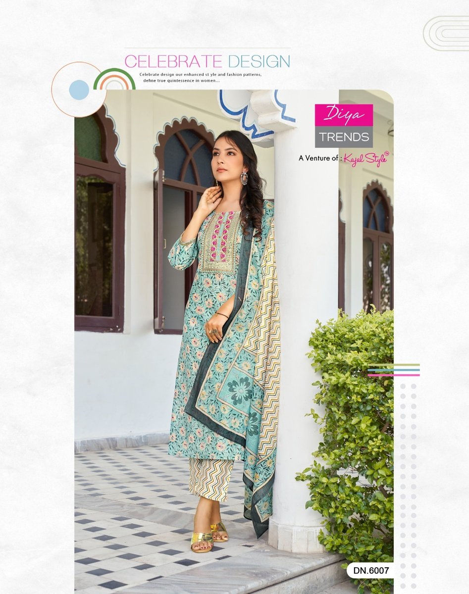 Diya Trends Odhani Vol-6 6001-6010 Series 7