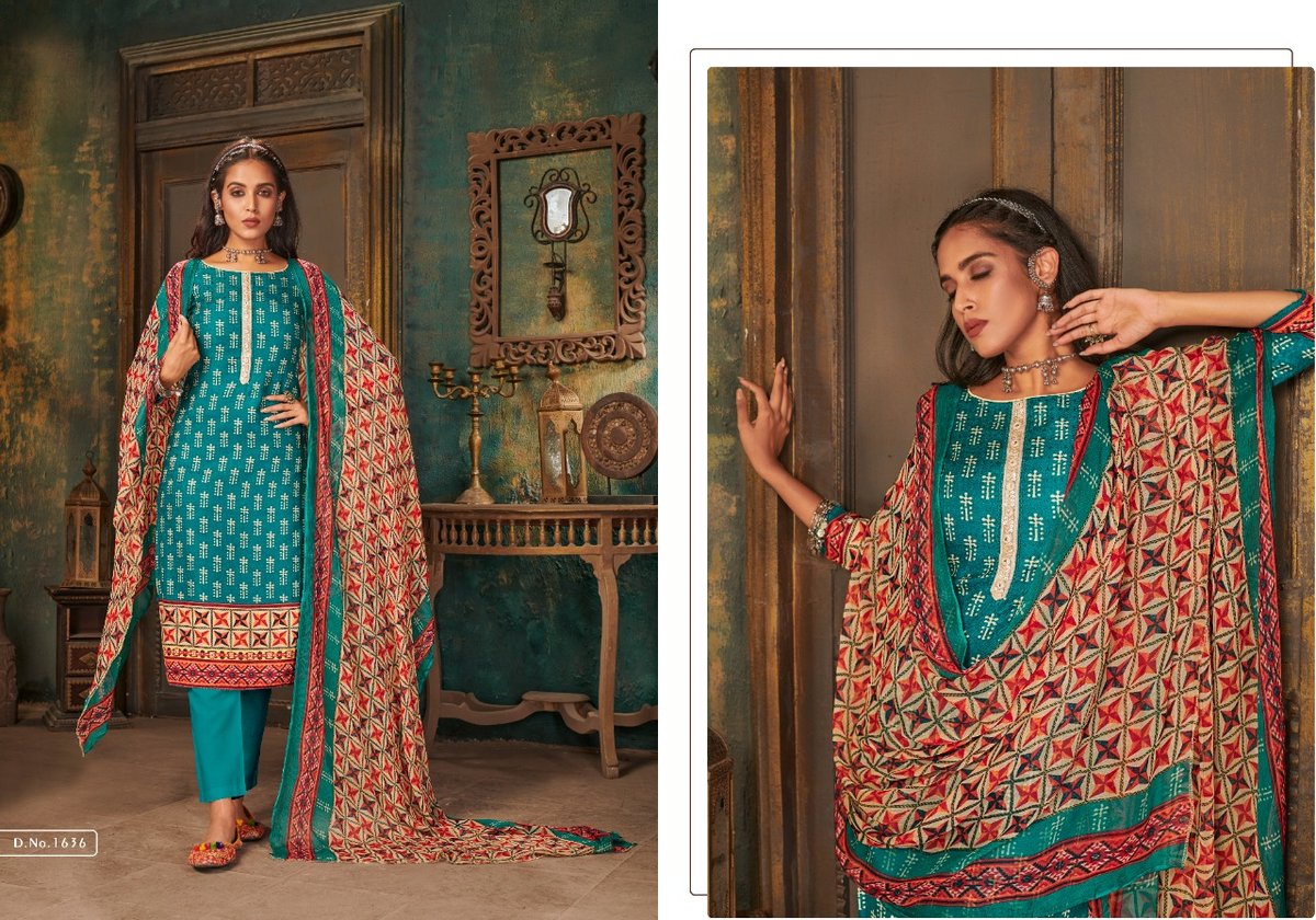 Bipson Prints Phulkari 1632-1639 Series 5
