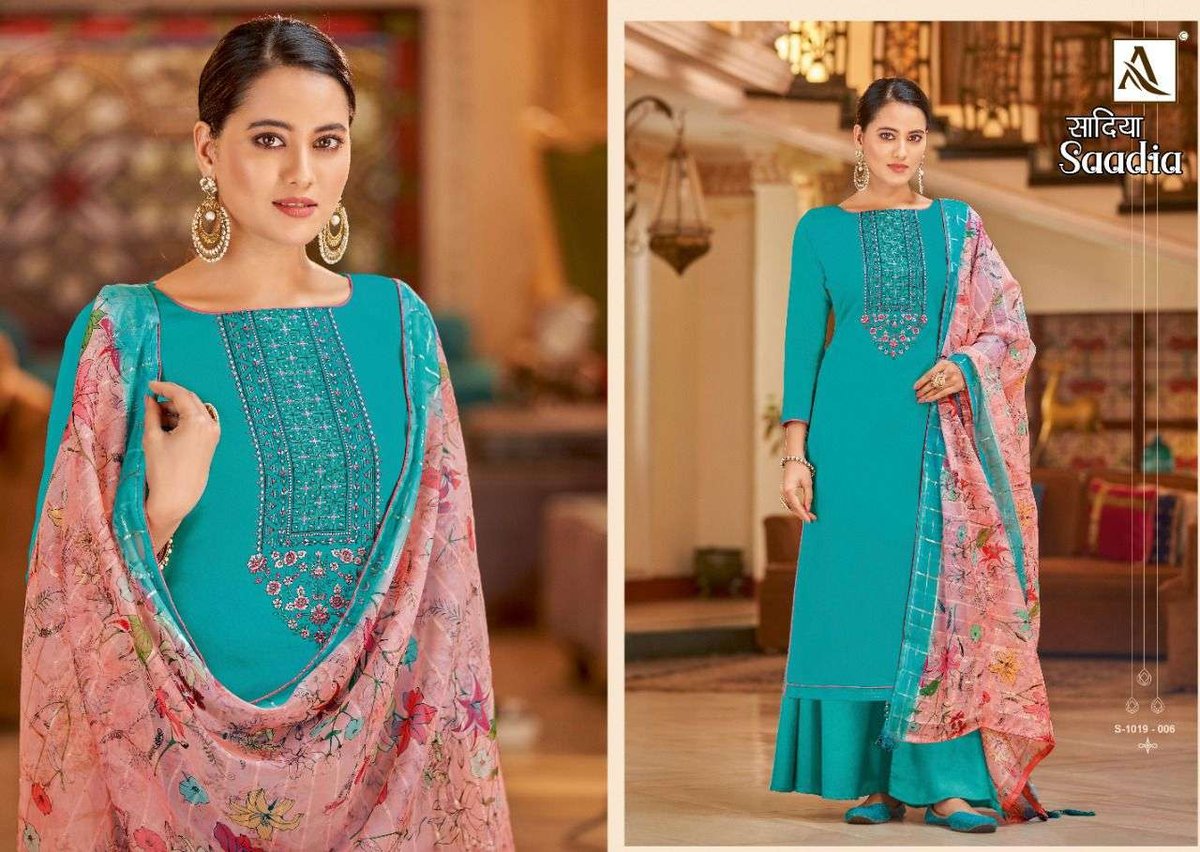 Alok Suit Saadia 1019-001 to 1019-006 Series 6