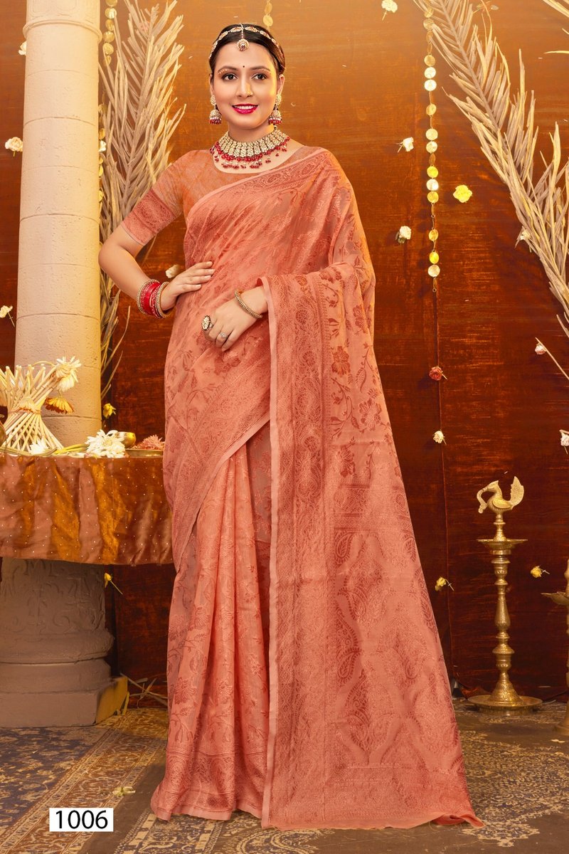 SAROJ SAREE ATLANTIC COTTON VOL-1 1001 TO 1006 6