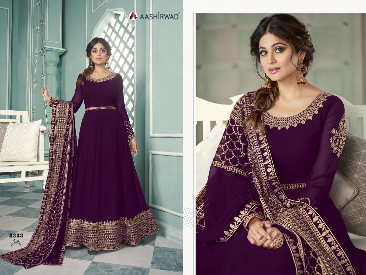 Aashirwad Creation Samaira Premium Quality 8338 Colors 10