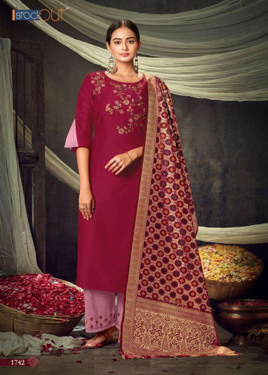 Anju Fabrics Mayuri Vol-1 1735-1742 Series 8