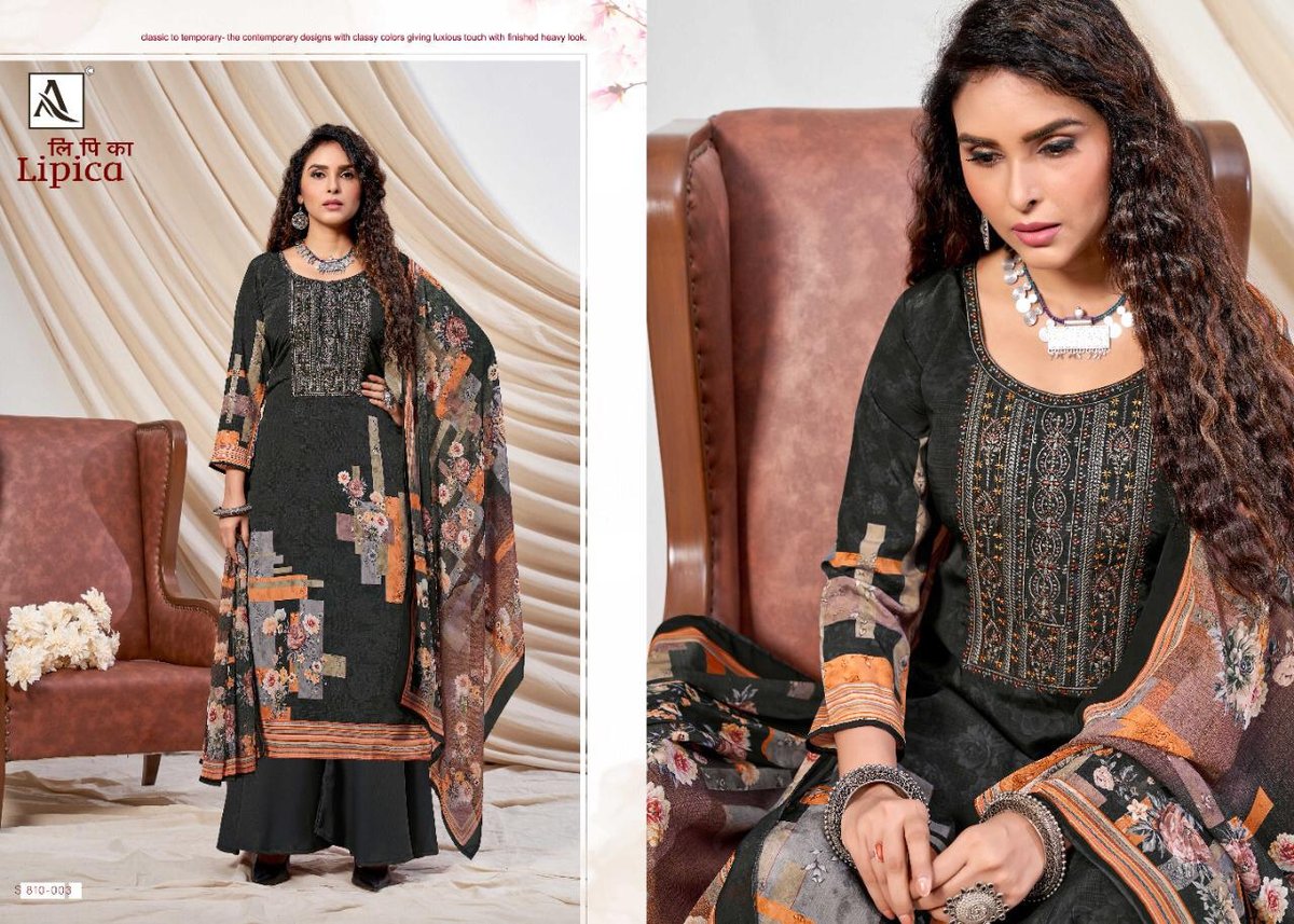 Alok Suits Lipica 810-001 To 810-010 Series 3