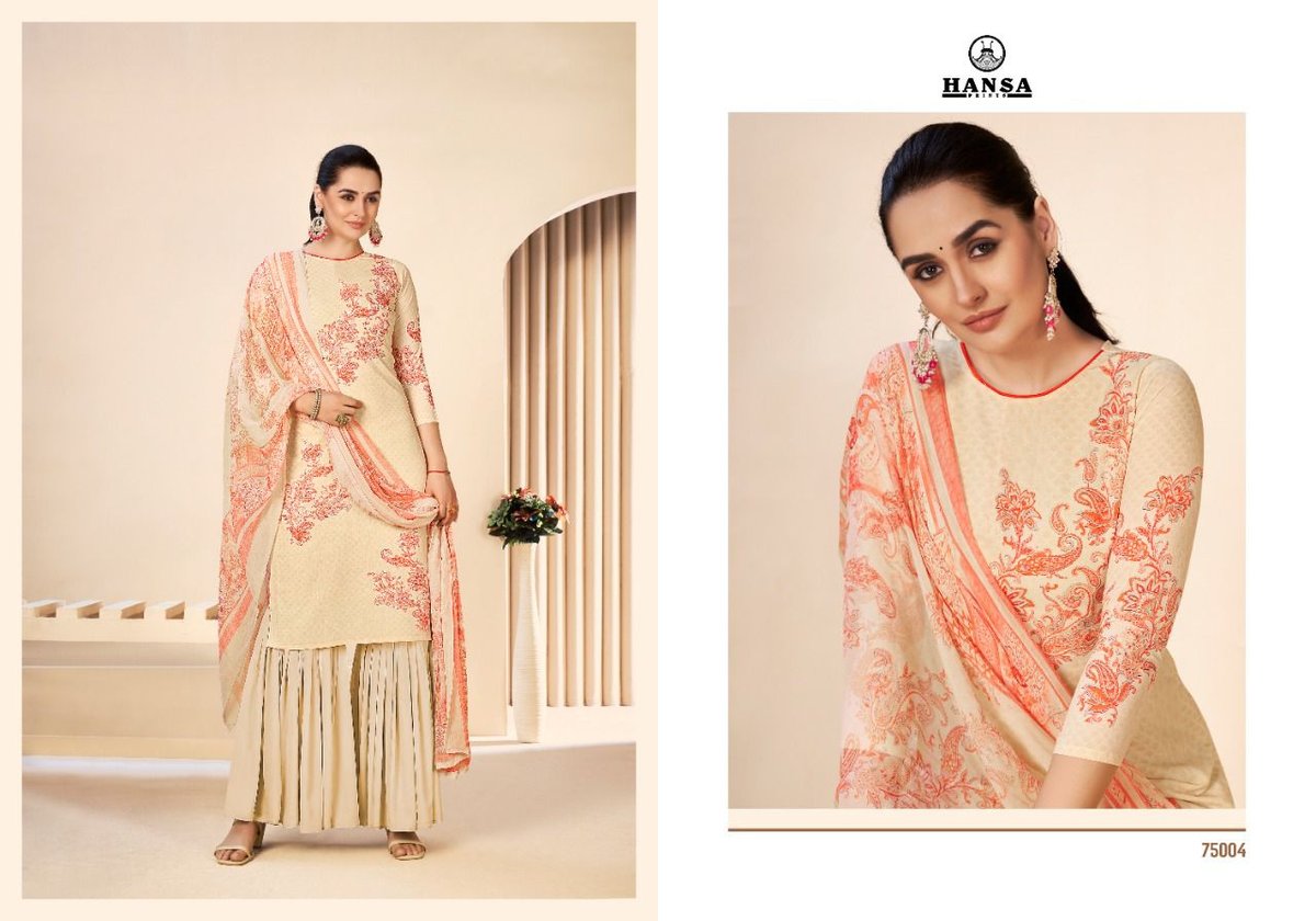 Hansa Prints Husna Ara Niharika 75001-75006 Series 4