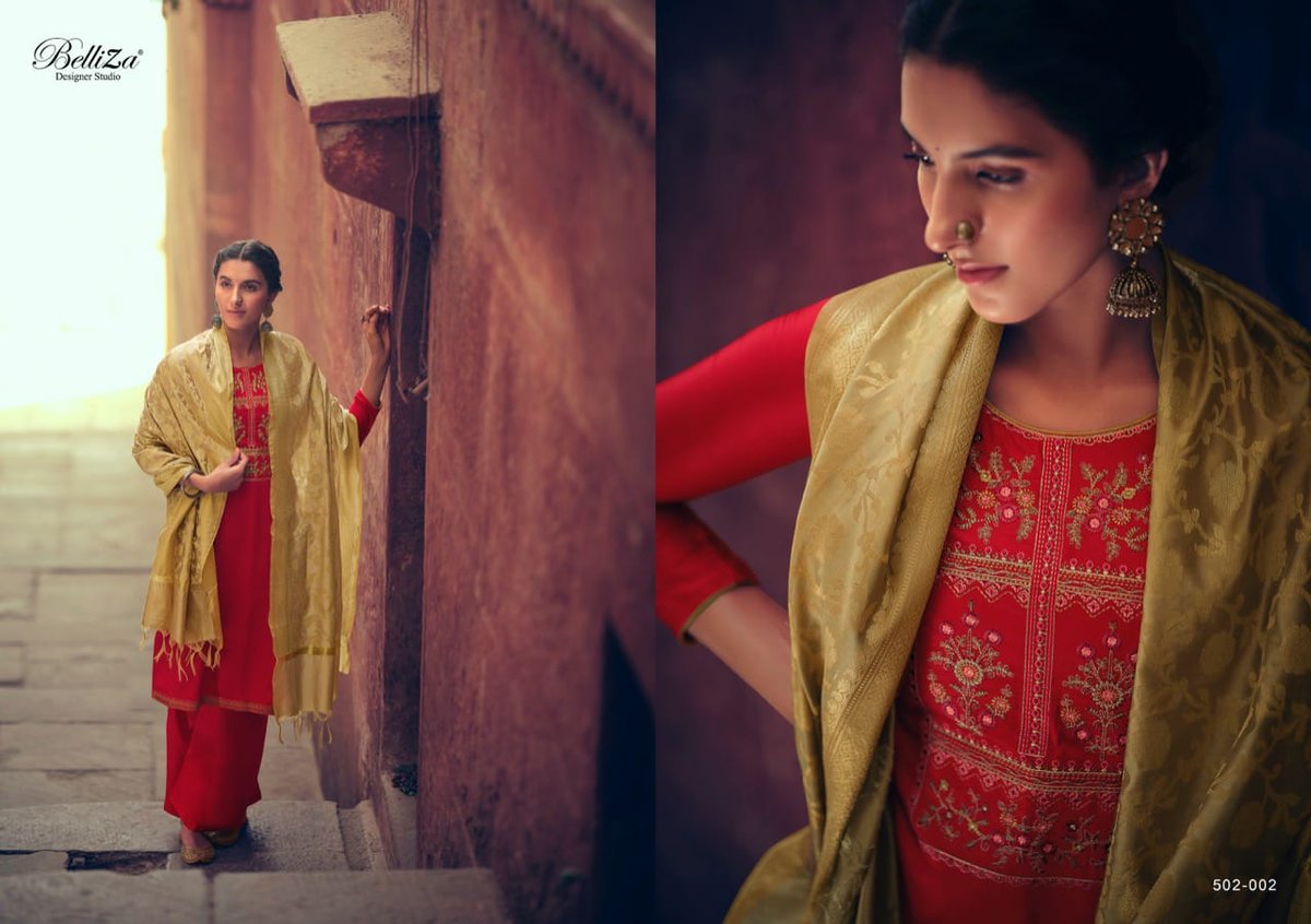 Belliza Designer Banaras 502-001-502-008 Series. 2
