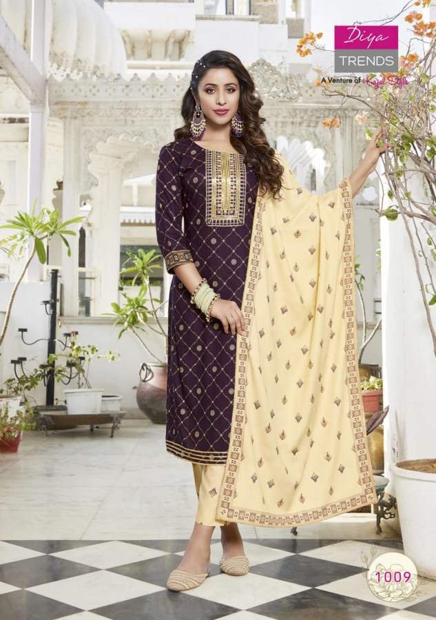Diya Trends Alveera Vol-1 1001-1010 Series 9