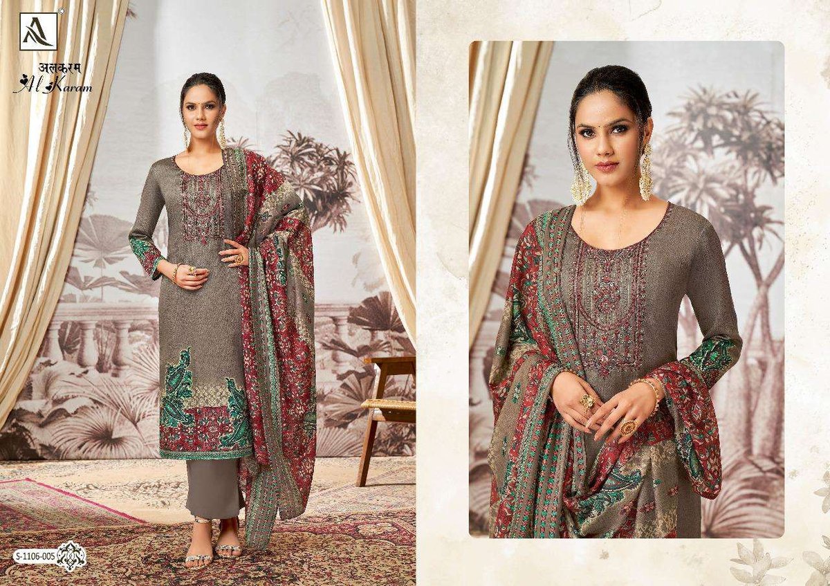 Alok Suit Al Karam 1106-001 to 1106-008 Series 5