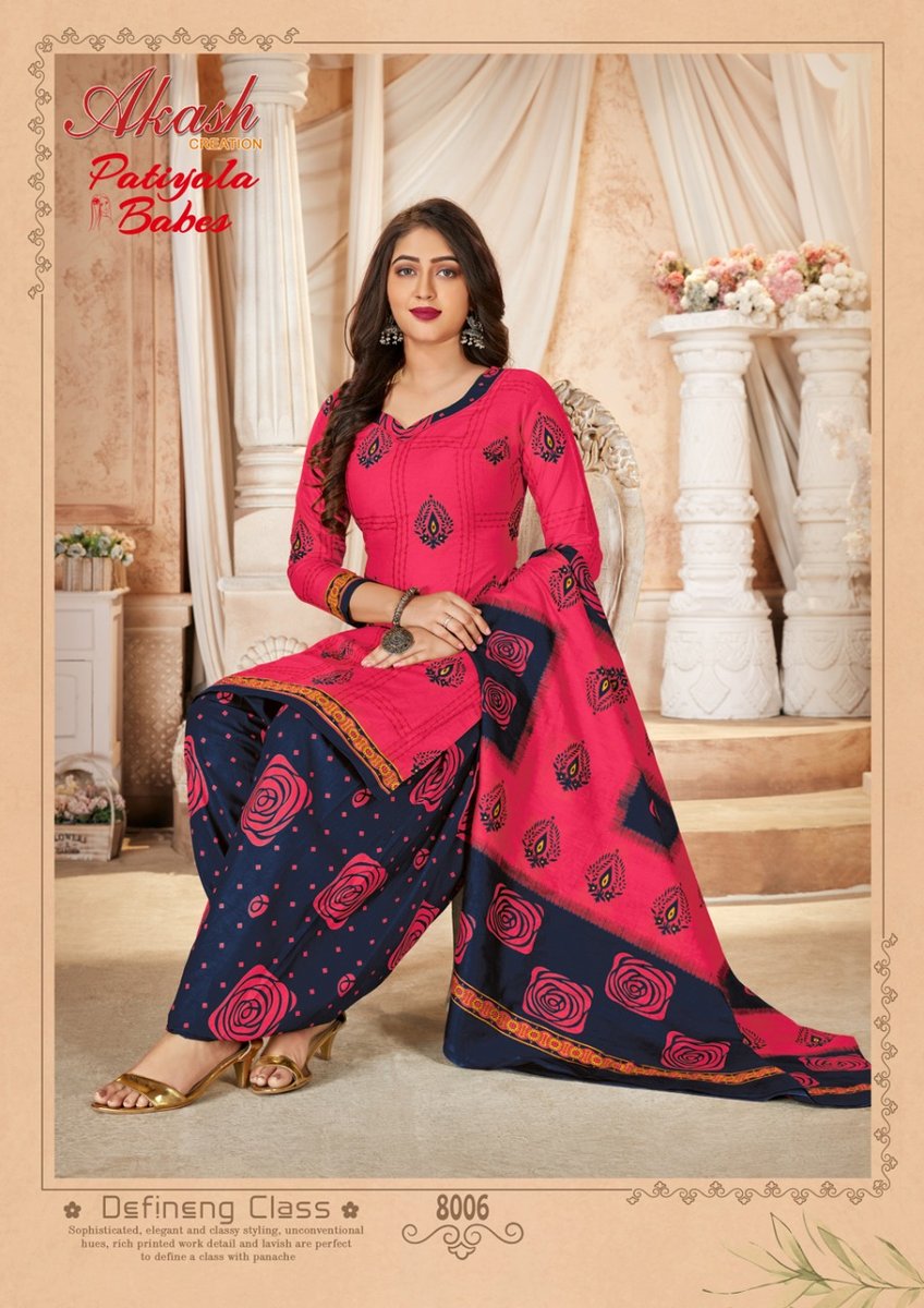 Akash Creation Patiyala Babes Vol-8 8001-8010 Series 6