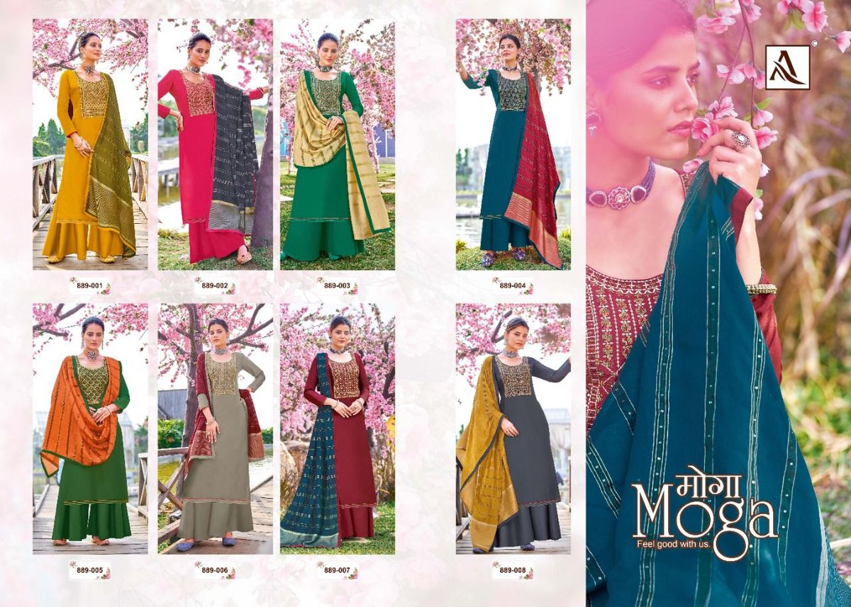Alok Suit Moga 889-001 to 889-008 Series 9