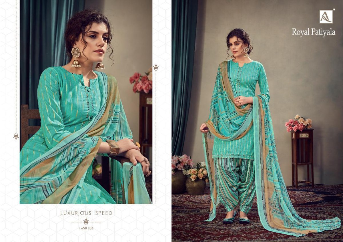 Alok Suit Royal Patiyala 650-001-650-010 Series 6