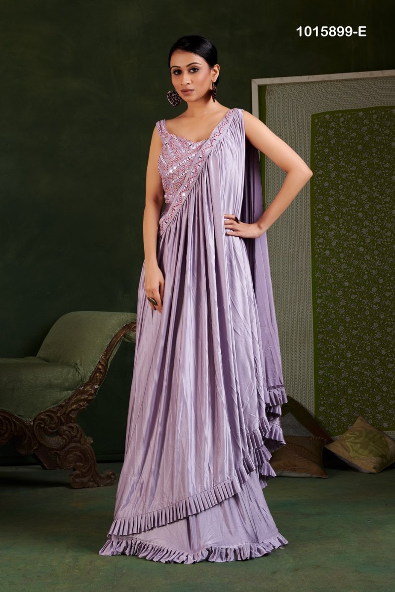 Aamoha Trendz Ready To Wear Designer Saree 1015899 Colors 7