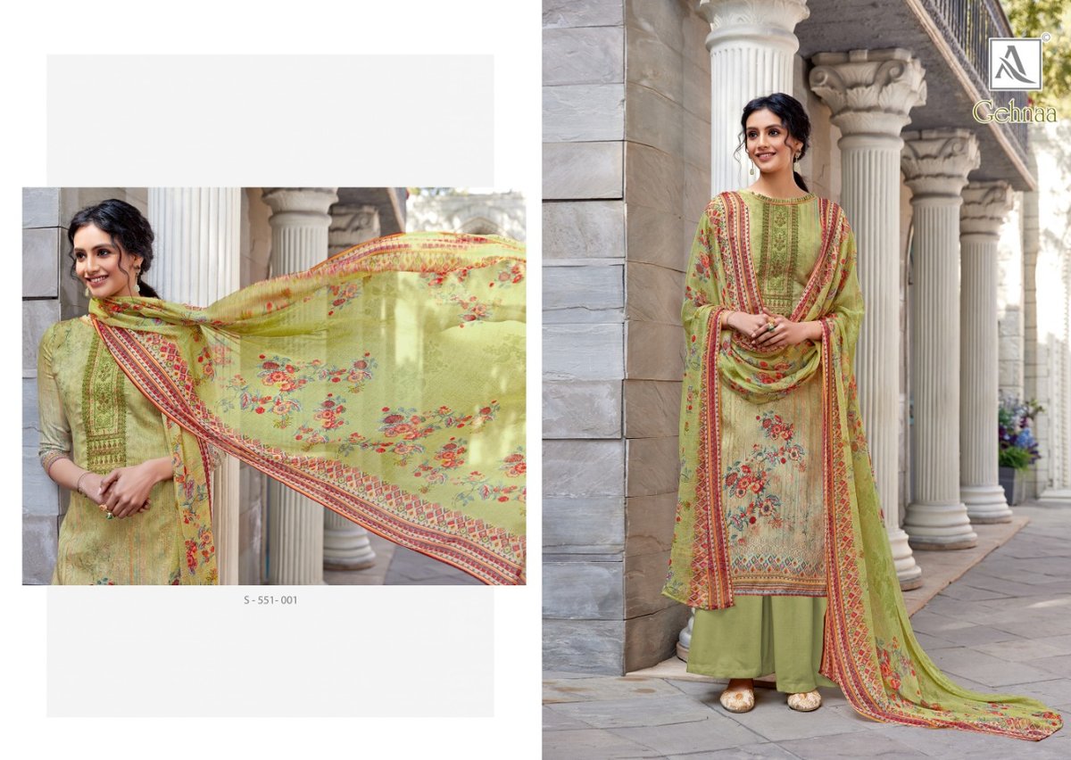 Alok Suits Gehnaa 551-001-551-010 Series 1