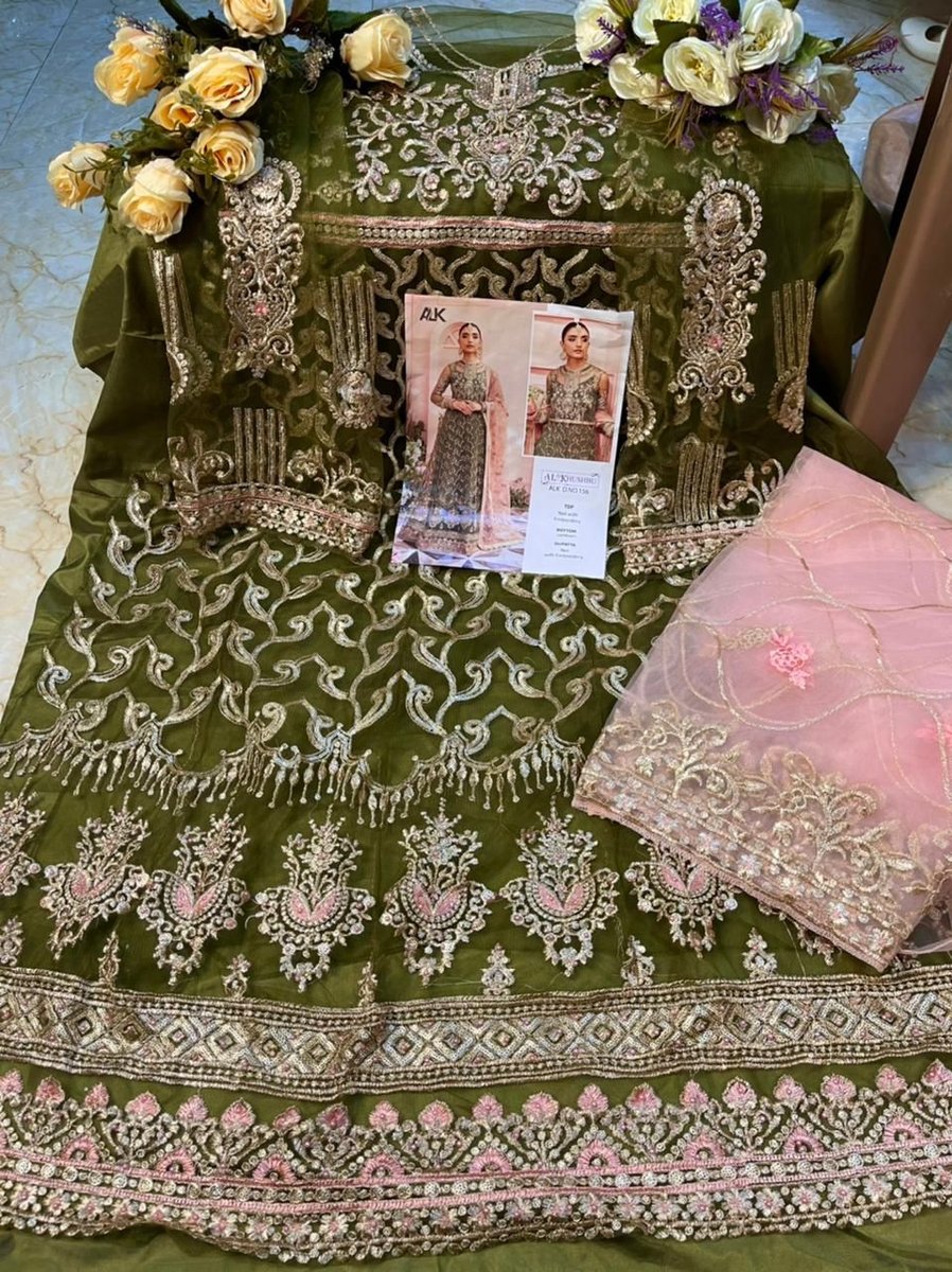 AL Khushbu Designer Suit 156 Design 2