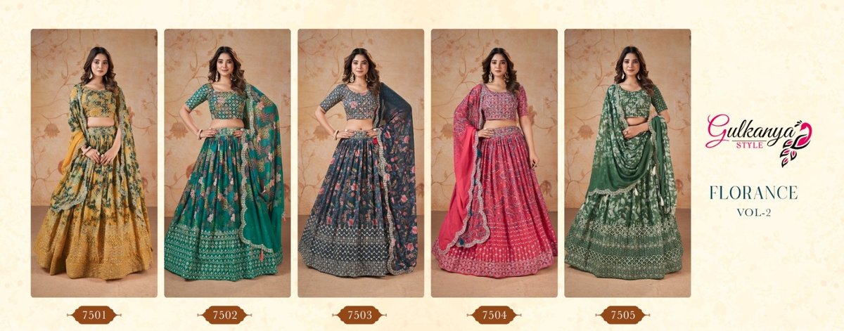 GULKANYA STYLE FLORANCE VOL-2 7501 TO 7505 6