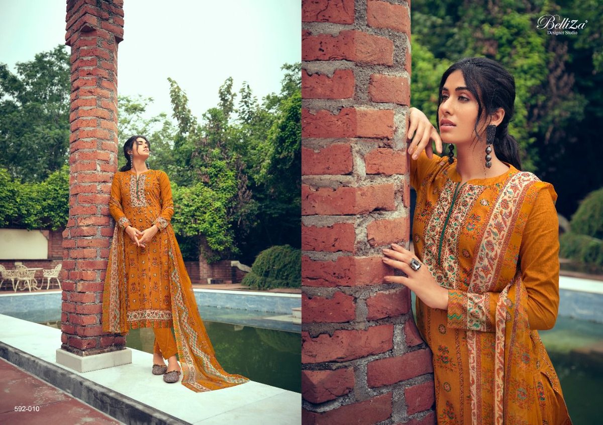 Belliza Designer Nainpreet 592-001 to 592-010 Series 10