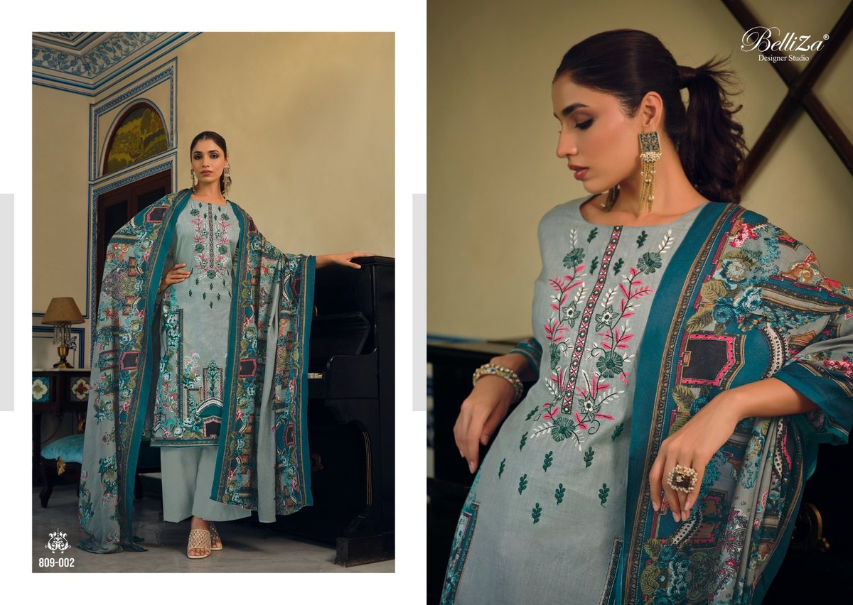 Belliza Designer Naira Vol-15 809-001 to 809-010 Series 2