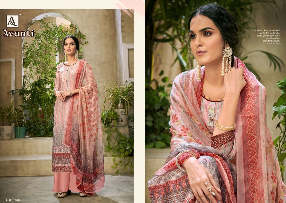 Alok Suit Avanti 813-001 to 813-008 Series 6