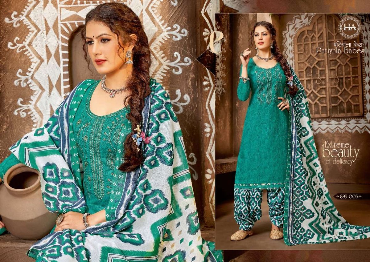 Harshit Fashion Patiyala Babes 895-001 to 895-010 Series 5