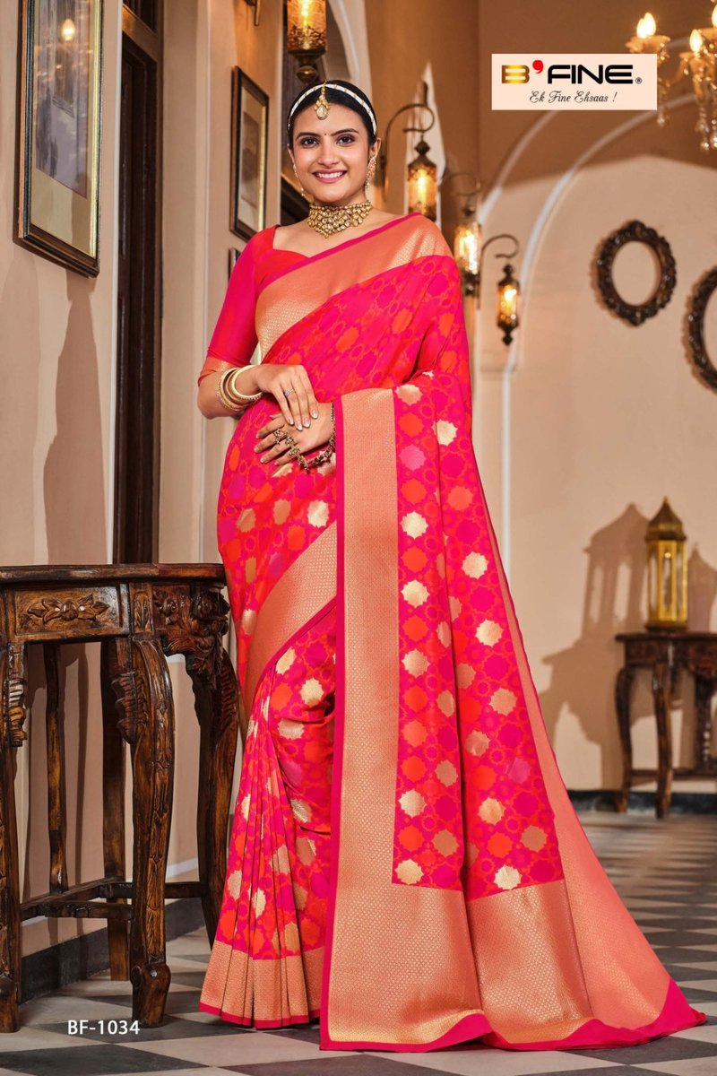 B Fine Saree Ujwala 1034-1039 Series 1