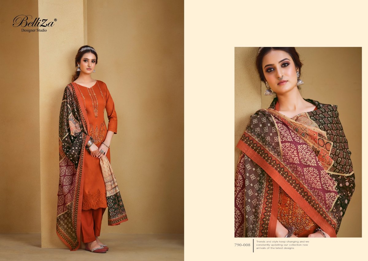 Belliza Designer Jashn E Ishq 790-001 To 790-008 Series 8
