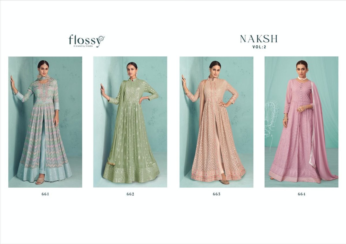 Gramo Flossy Naksh Vol-2 661-664 Series 5