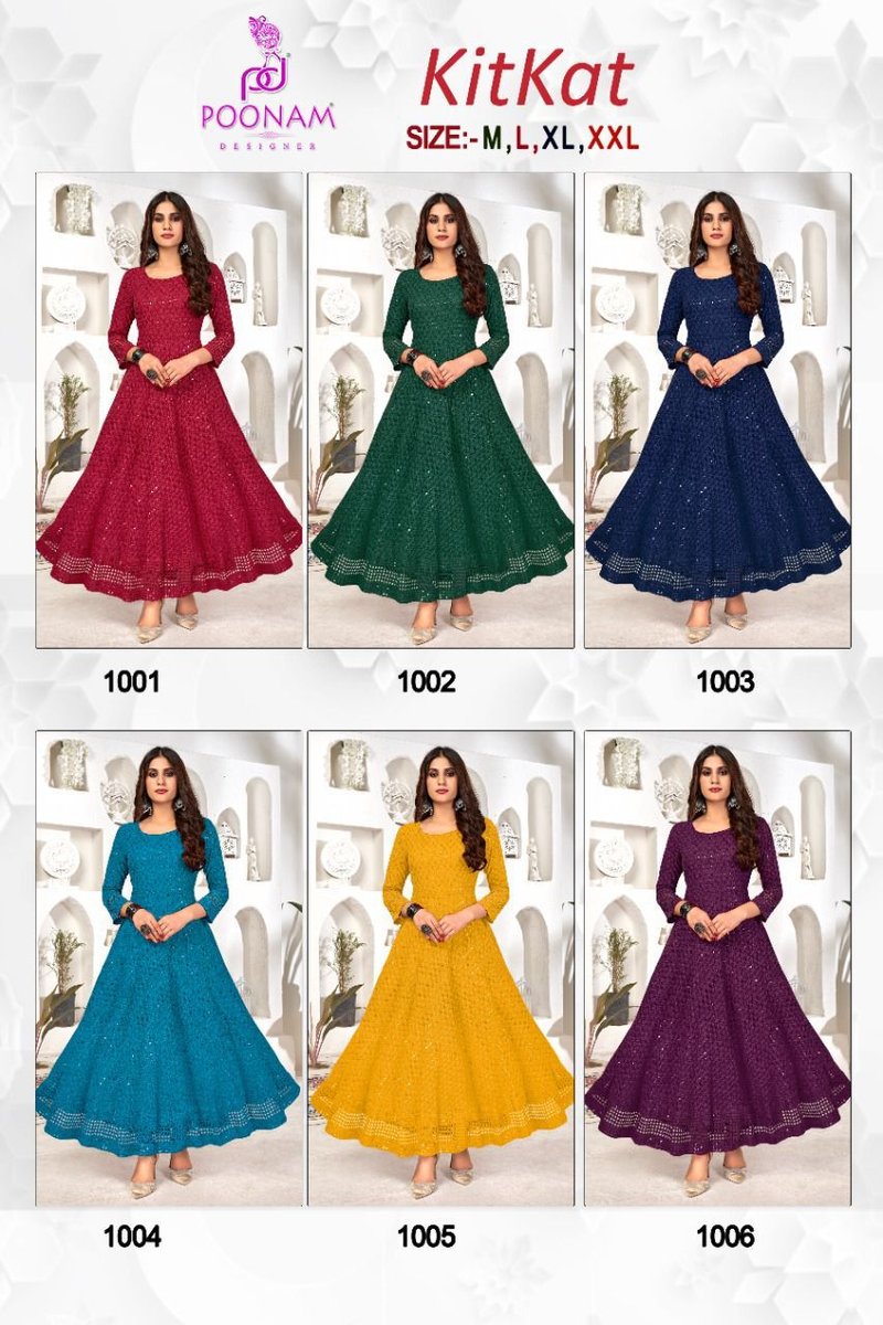 Poonam Designer Kitkat 1001-1006 Series 7