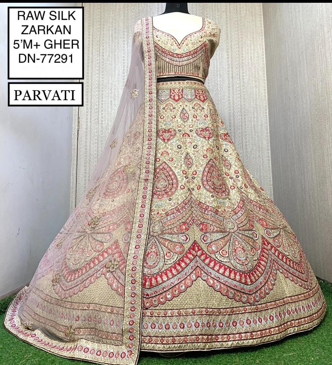Parvati Designer Lehenga 77291-77394 Design 2