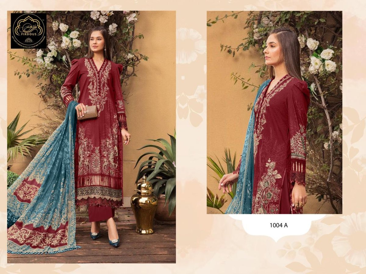 FIRDOUS M PRINTS VOL-01 1004-A TO 1004-D 2