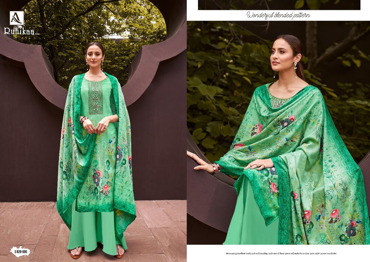 Alok Suits Ruhikaa 828-001 to 828-010 Series 6