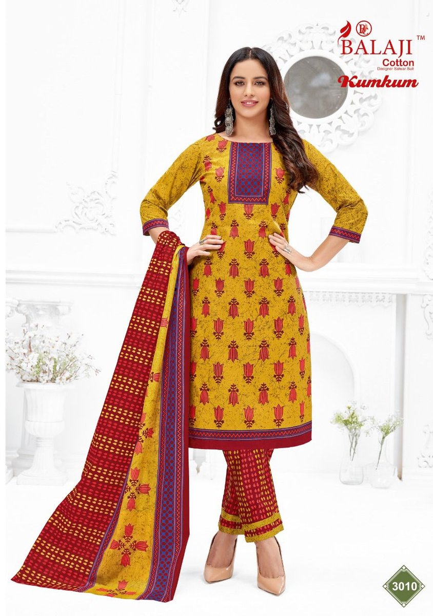 Balaji Cotton Kumkum Vol-30 3001-3020 Series 10
