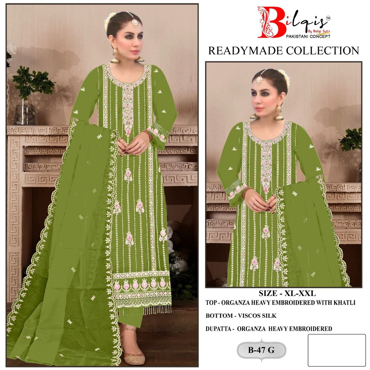 BILQIS READYMADE COLLECTION B-47-E TO B-47-H 3