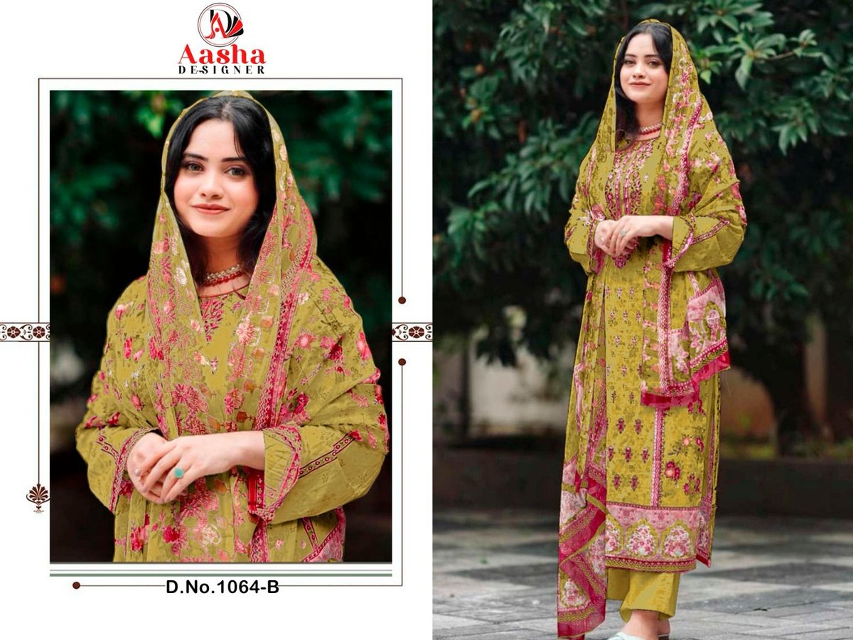 AASHA DESIGNER HARSHA VOL-5 1064-A TO 1064-D 2