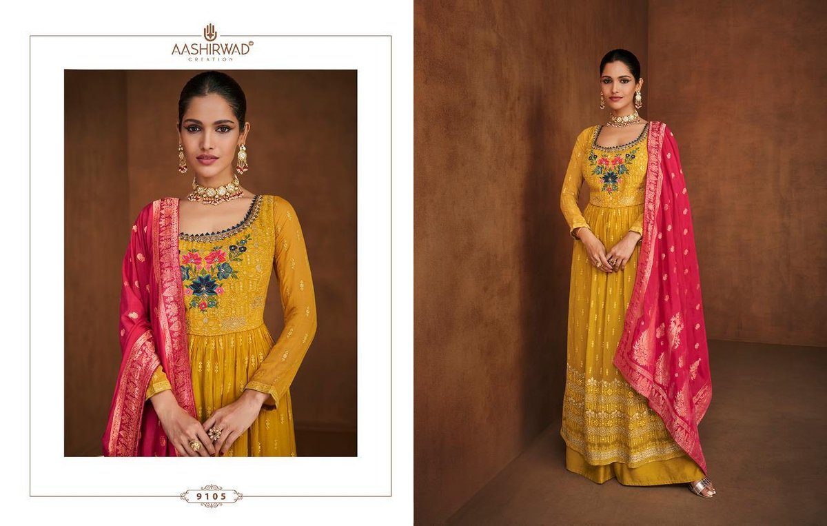 Aashirwad Creation Noura 9105-9108 Series 1