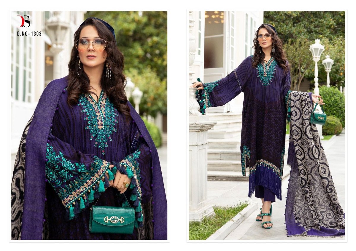 Deepsy Suits Mariab Premium Lawn Vol-21 1301-1308 Series 3