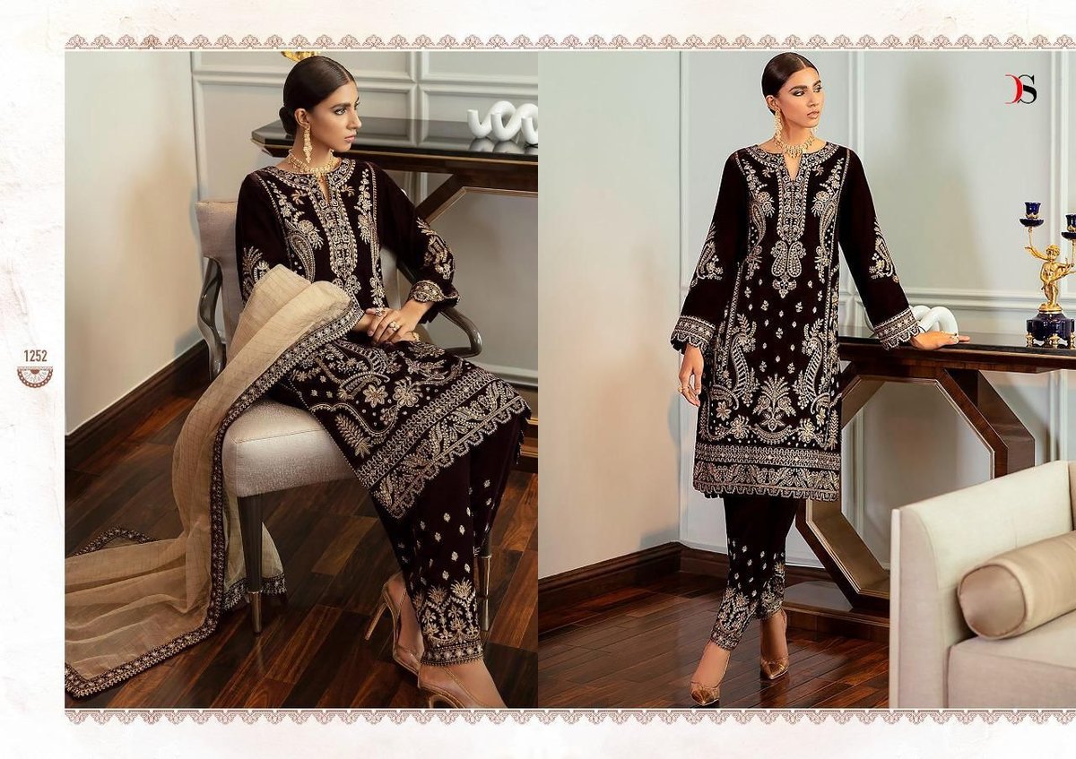 Deepsy Suits Maria.B Velvet 1251-1256 Series 2
