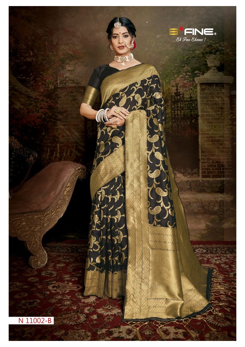 B Fine Saree All Time Hit Vol-2 11001-11005 Colors Series 6
