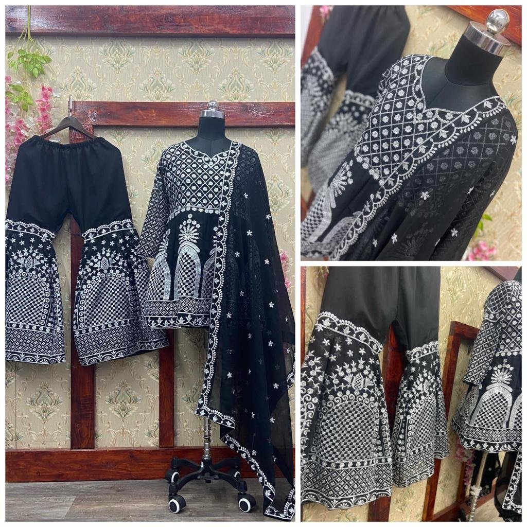 Bollywood Designer Black Suits LG-1270 2