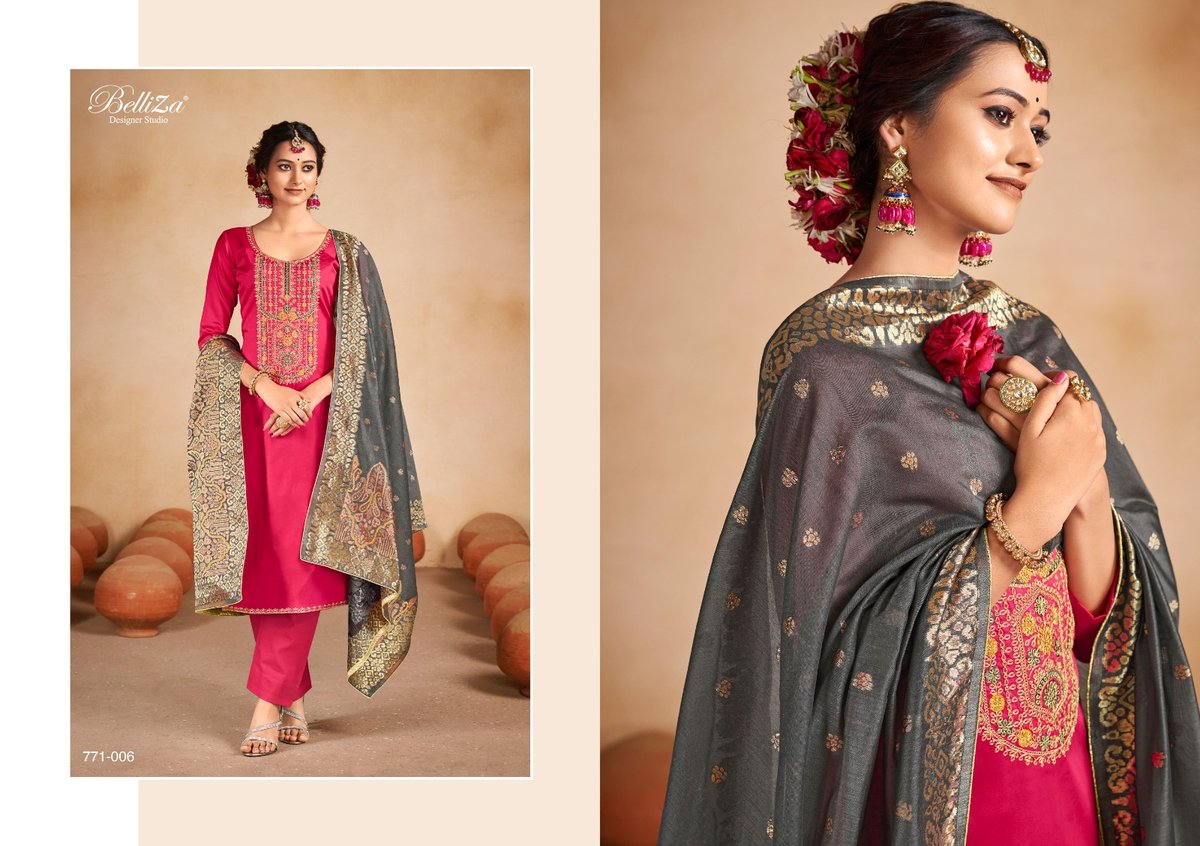 Belliza Designer Saadgi 771-001 to 771-008 Series 6