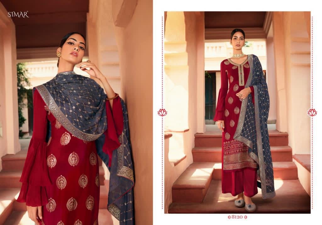 Glossy Simar Safa 8118-8121 Series 3