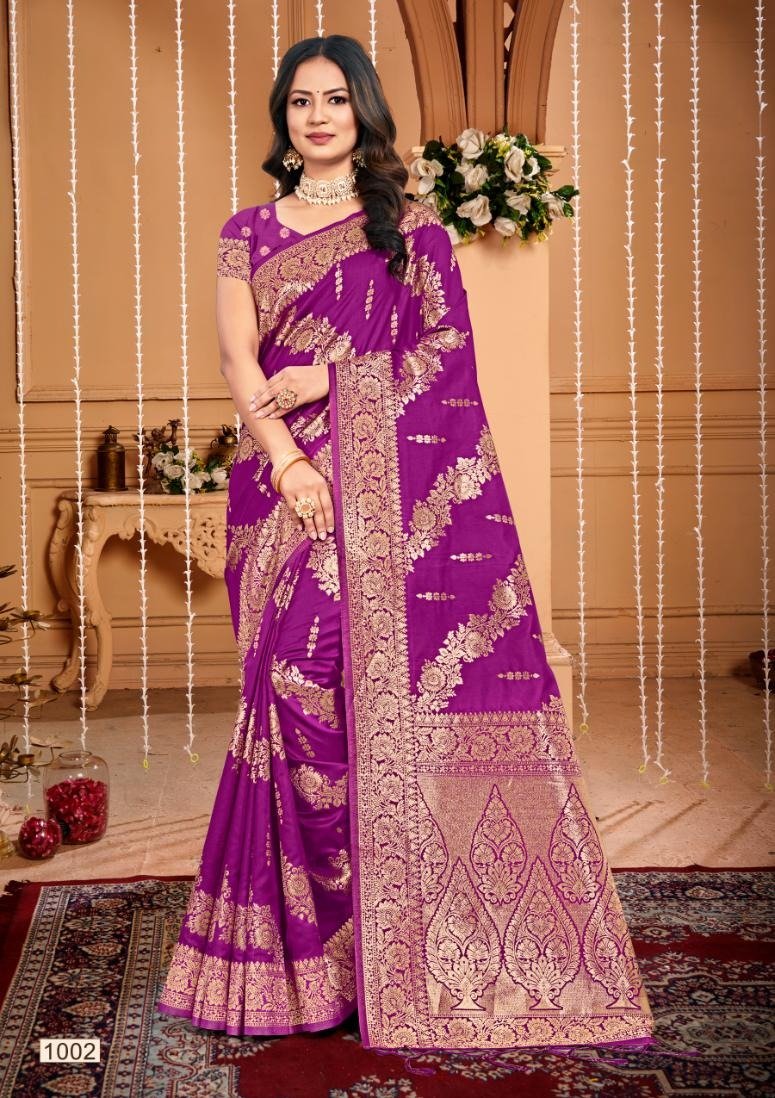 BUNAWAT PLAZZO SILK VOL-01 1001 TO 1006 2