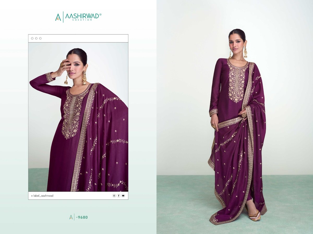 Aashirwad Creation Syra 9680-9684 Series 1