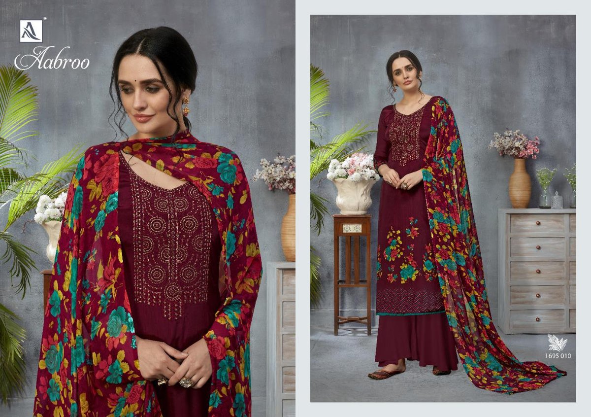 Alok Suits Aabroo 695-001-695-010 Series 10