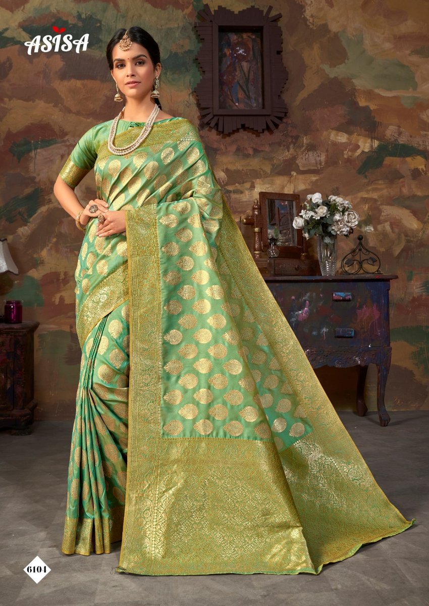Asisa Saree Tulsi 6101-6106 Series 4